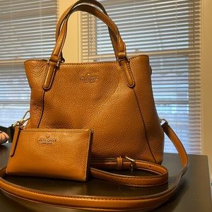 Kate spade satchel + wallet